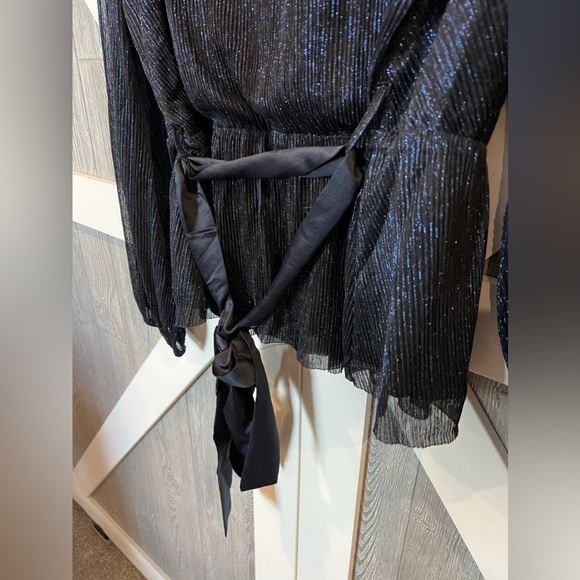 027. NWT Estelle Gloria Tie Top Formal 2X - Picture 6 of 11